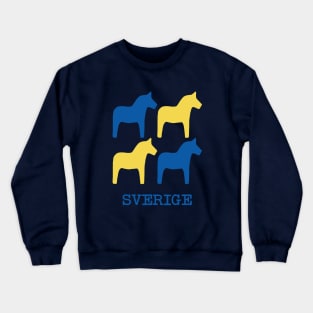 Sverige - Sweden Horses Crewneck Sweatshirt